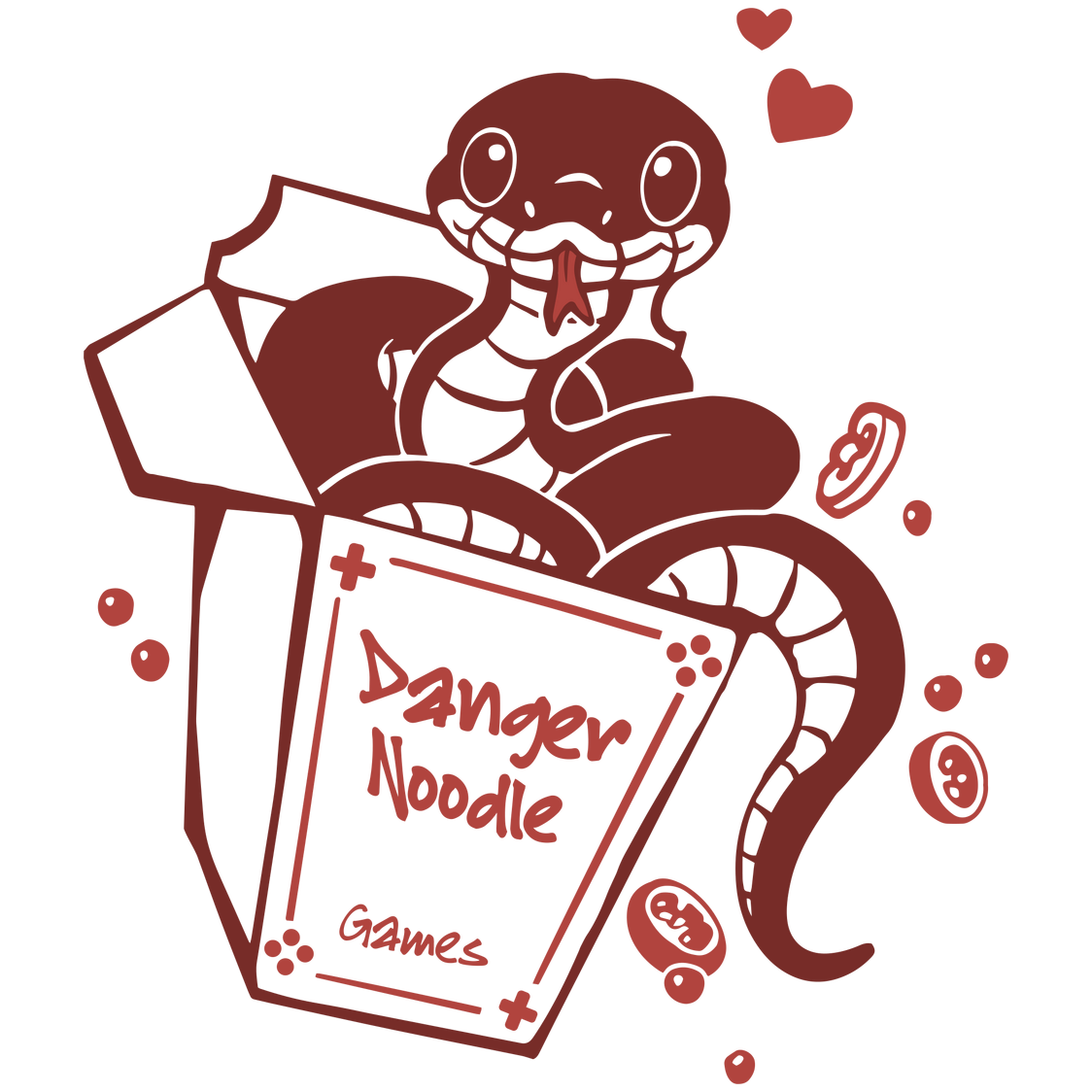 Studio Logo (Red Transparent)